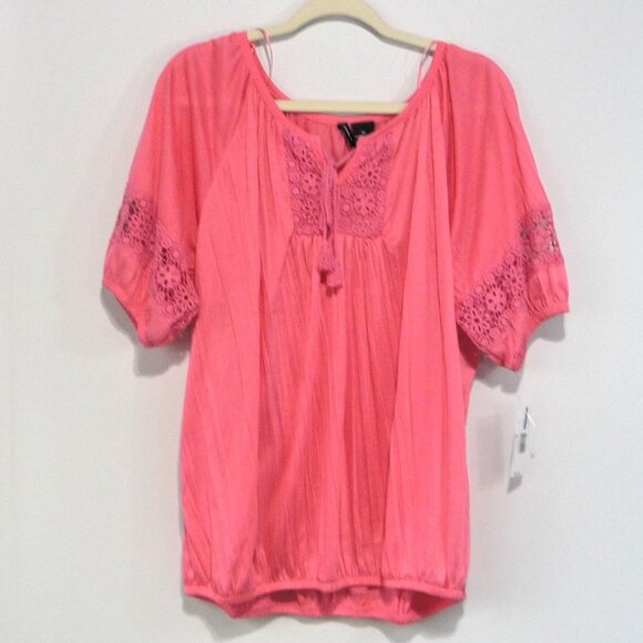New Directions Peasant Blouse Size XL (May Fit 1X) - Picture 1 of 9